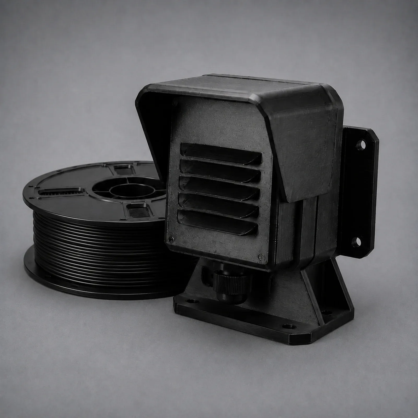 ASA-CF filament and printed sample