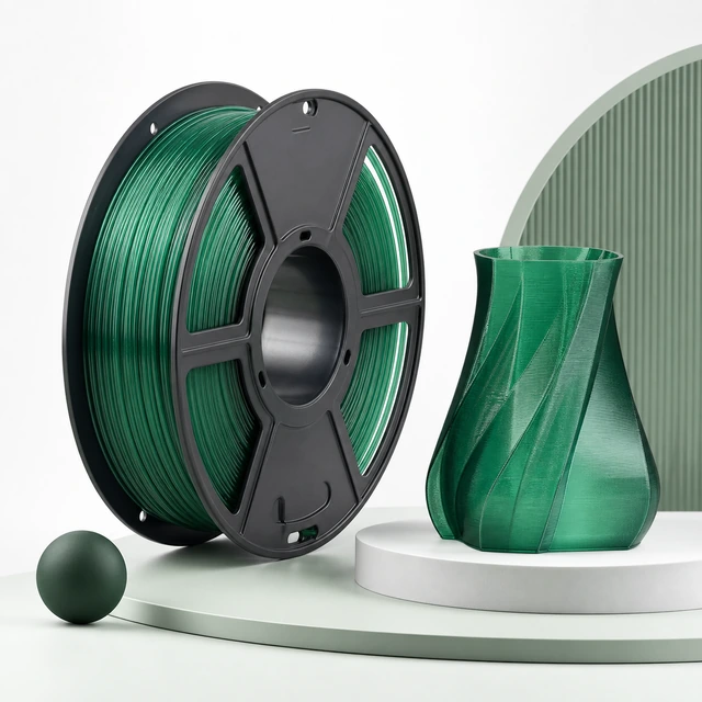 PETG Basic filament spool and complete printed sample