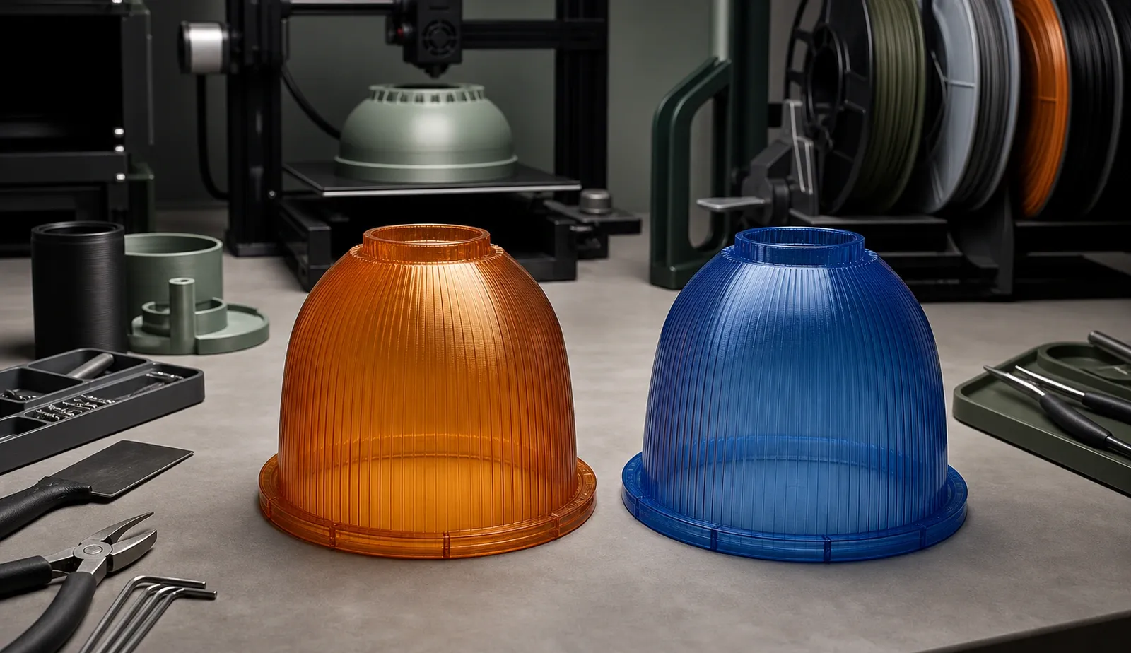 3D-printing material option photograph 3 for surface-and-optical