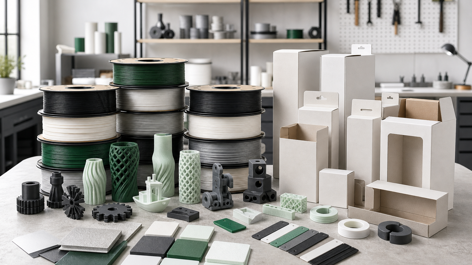 Warehouse moisture-protection and pick-readiness review for filament spools