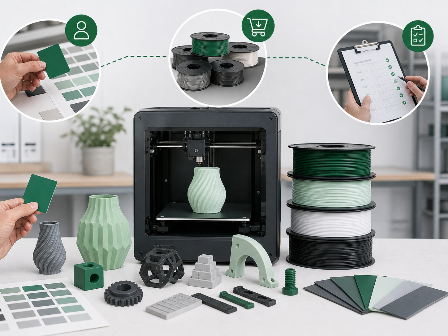 Printer and equipment brand program inputs