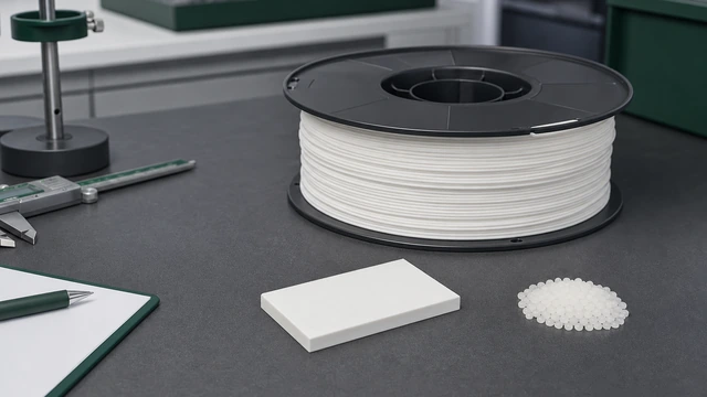 PLA filament candidates and complete printed parts for grade-level review