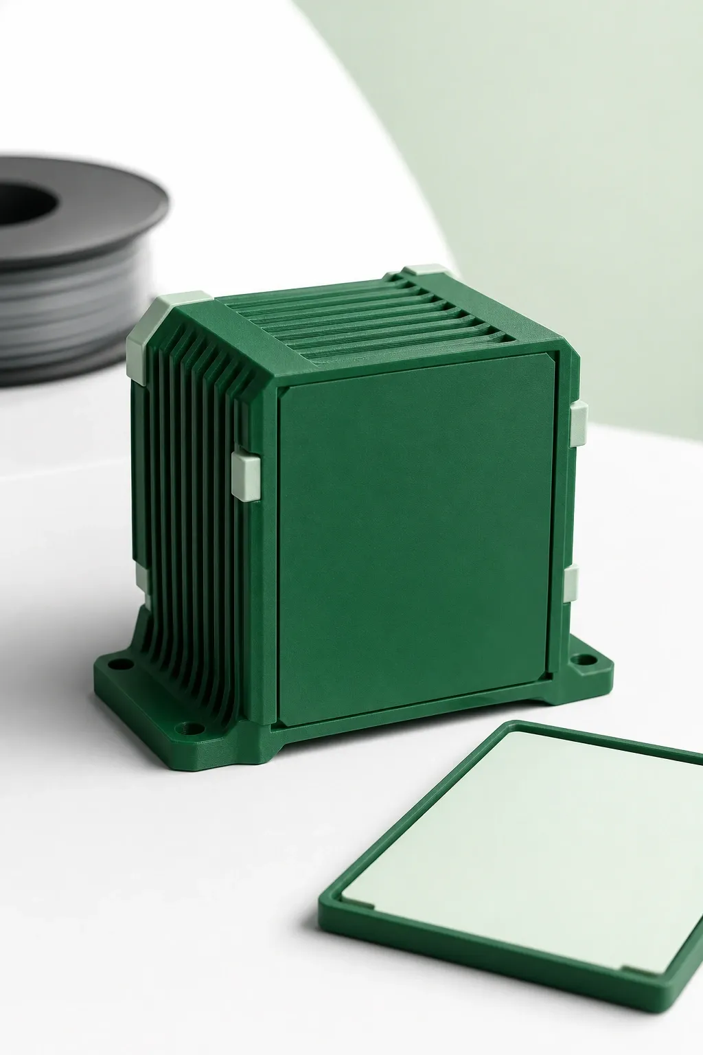 PETG Basic / ribbed electronics enclosure