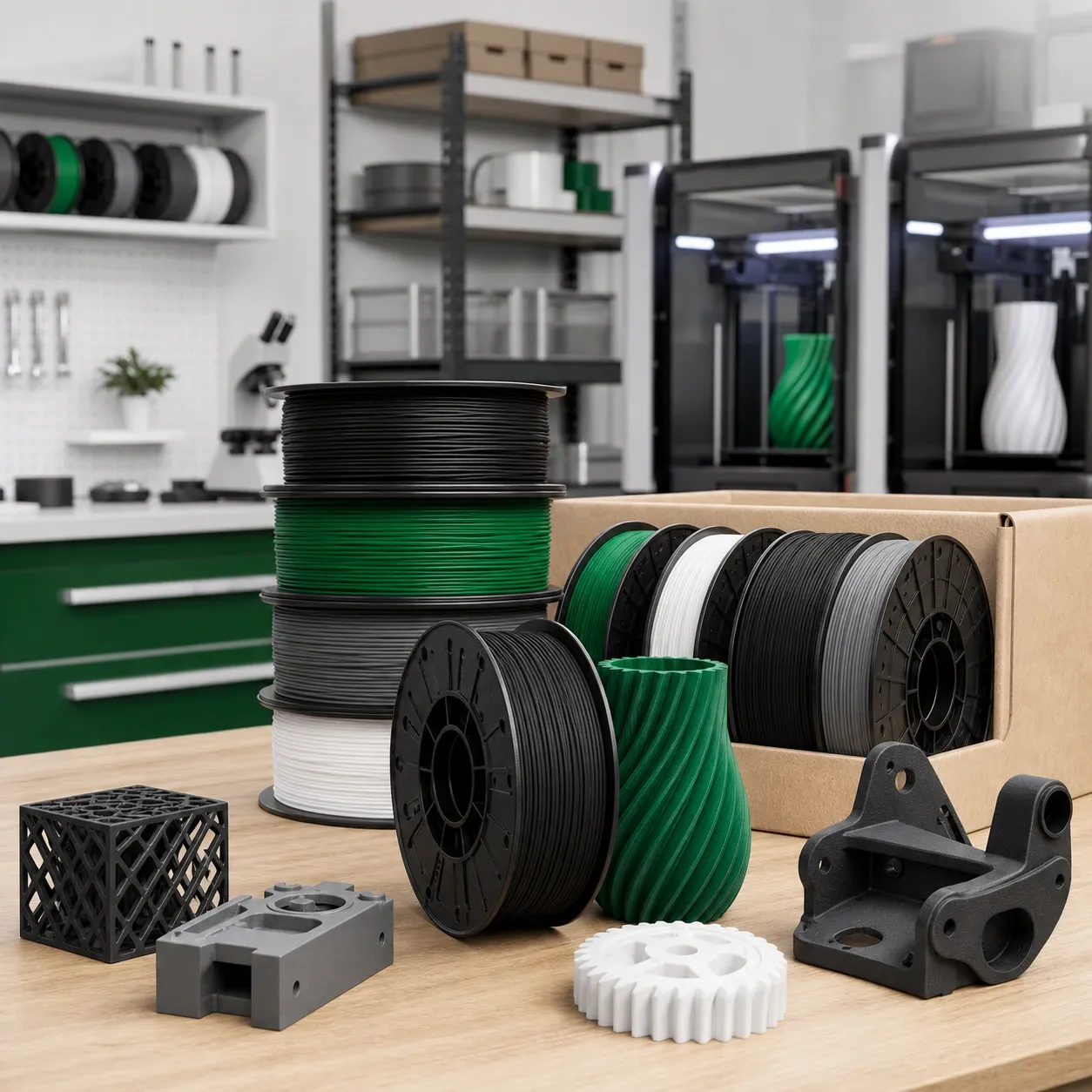 Neutral education 3D-printing program scene: sample check