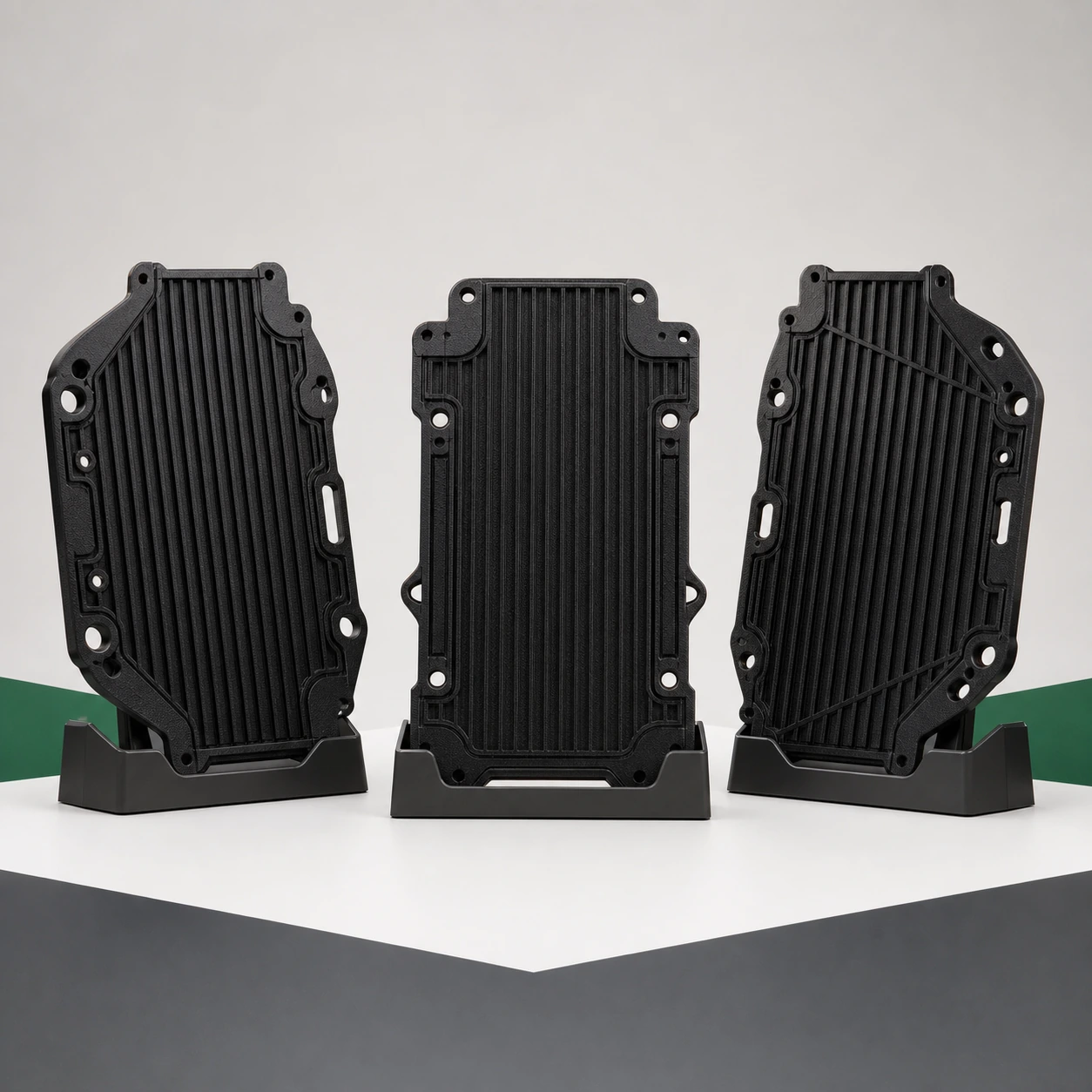 PAHT-CF Black 3D-printed market color reference