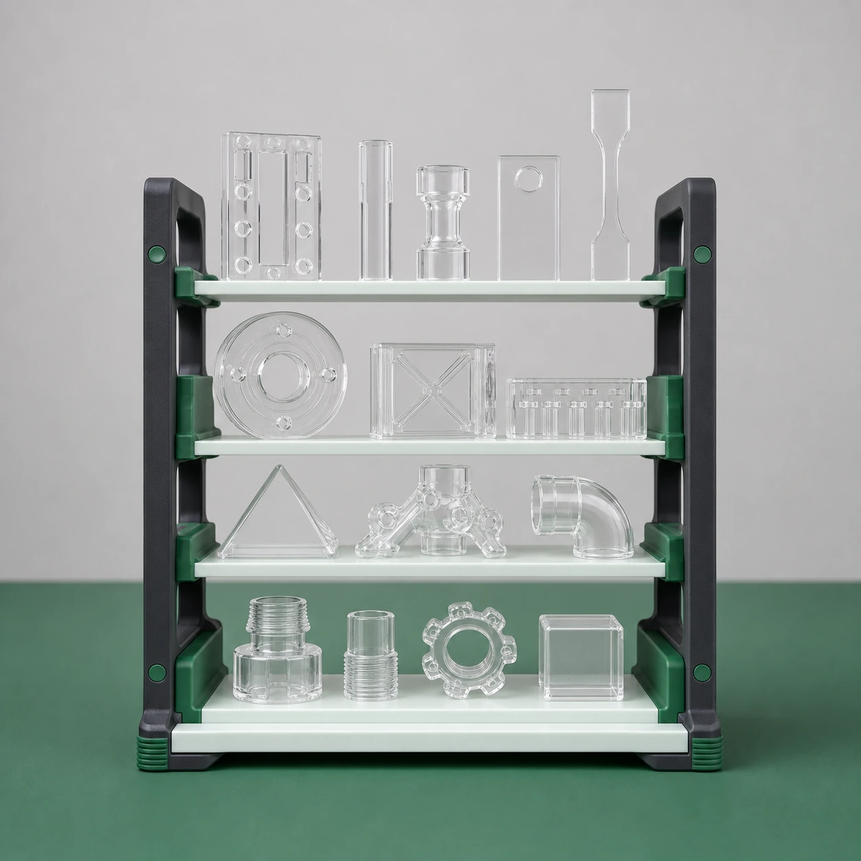 Transparent-direction PC visual reference for reference archive rack in a neutral 3D-printing workflow.