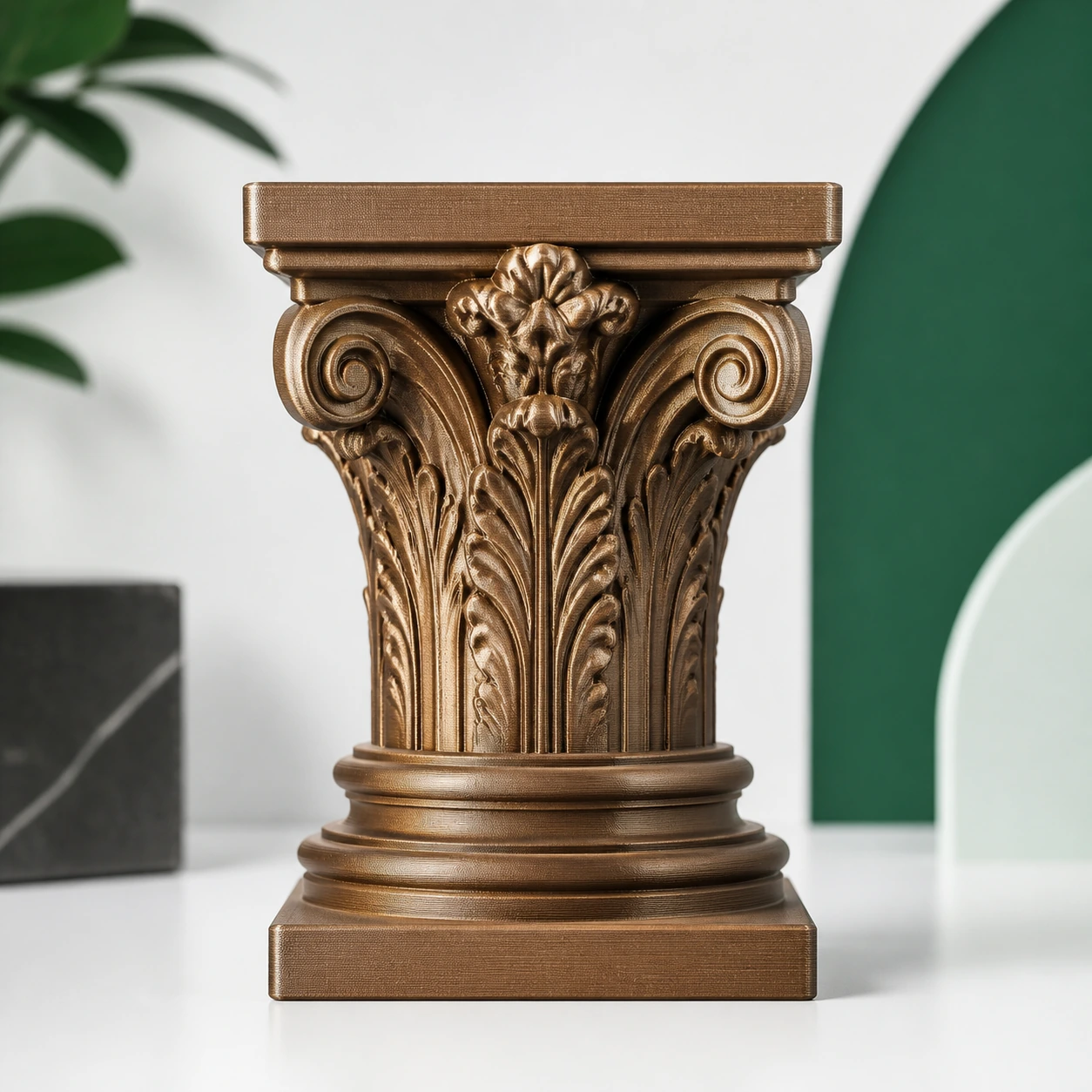 PLA Metal Metallic Bronze 3D-printed market color reference