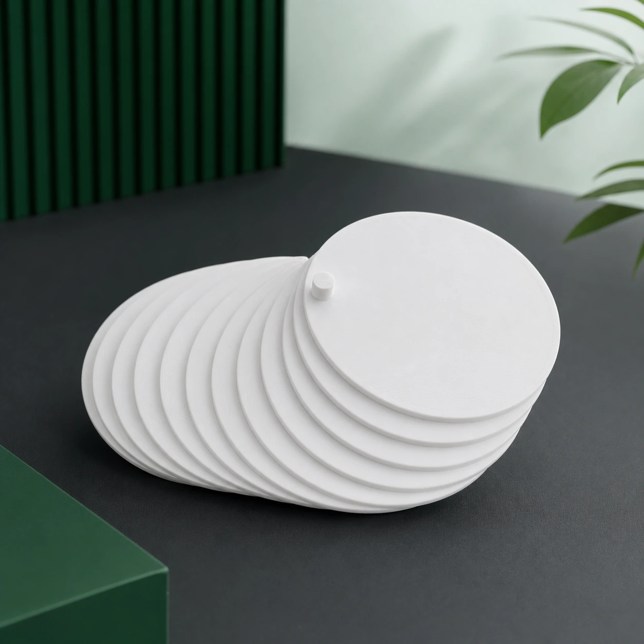 PLA Pure White 3D-printed market color reference