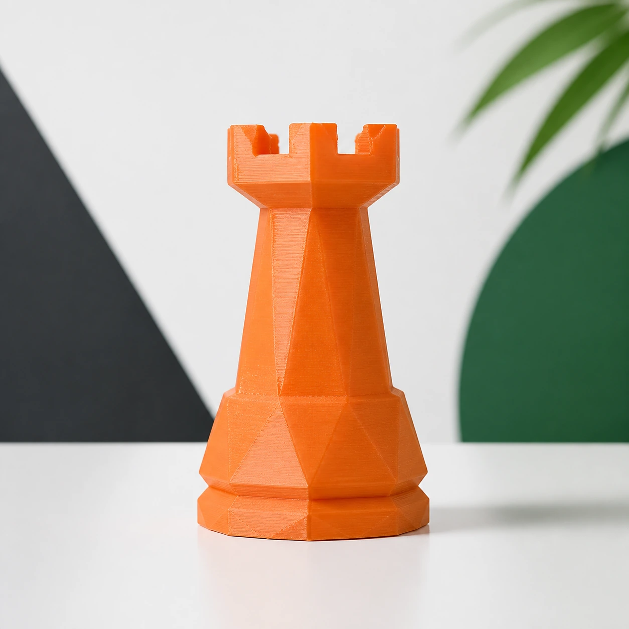 PLA Pure Orange 3D-printed market color reference