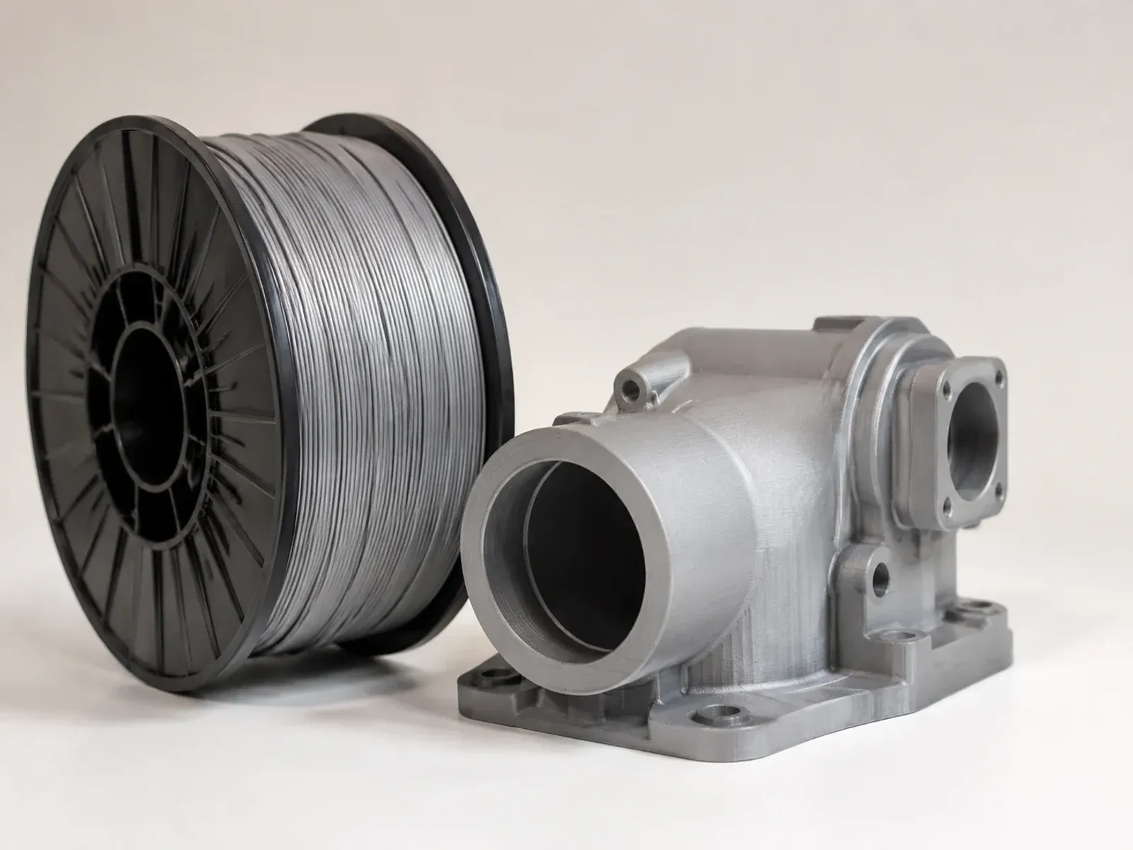 ABS filament and a printed application example