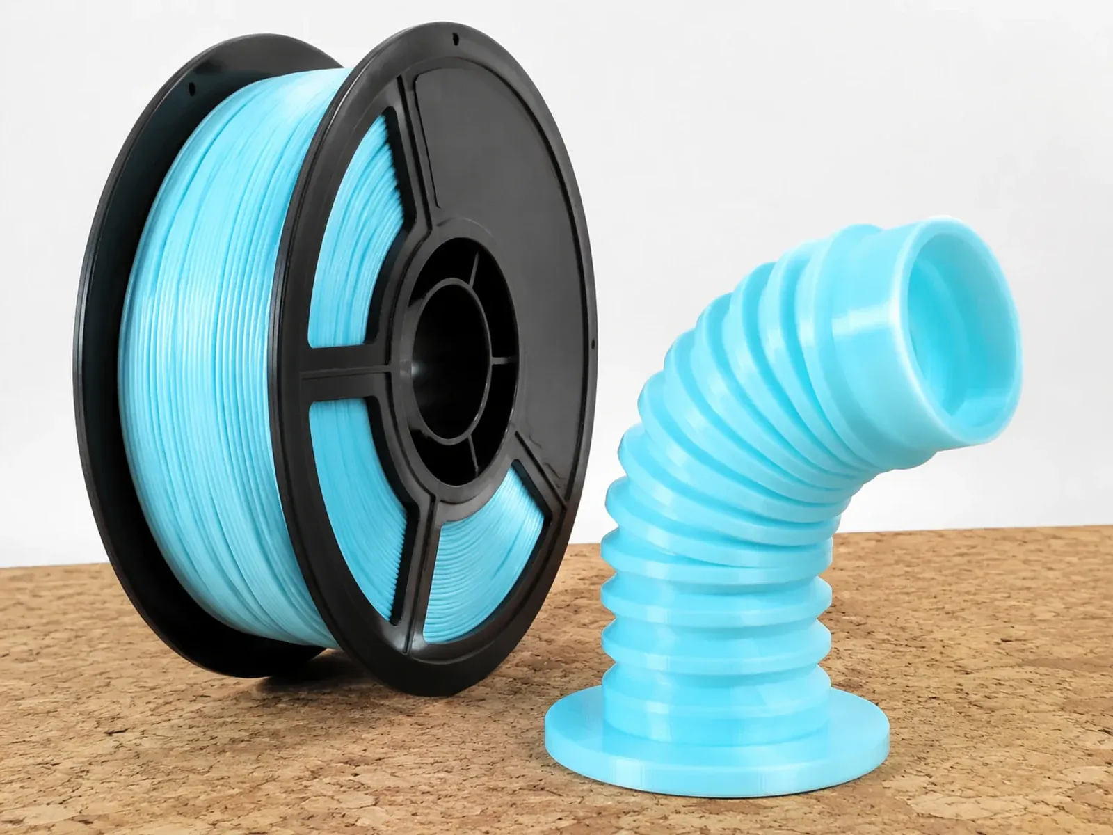 TPU Flexible filament and a printed application example